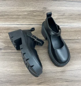 Mary Jane Campus Small Leather Shoes Black Mary